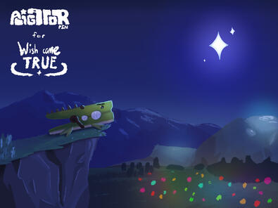 Alligator Pin for Wish come TRUE